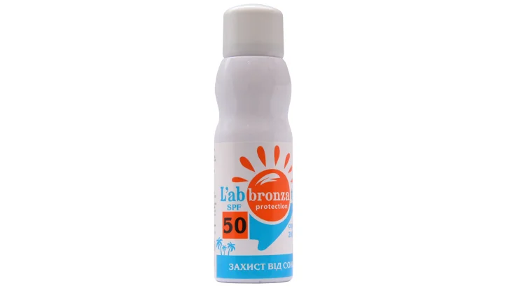 Сонцезахисний спрей для обличчя і тіла L’abbronzato (Лабронзато) SPF50, 200 мл