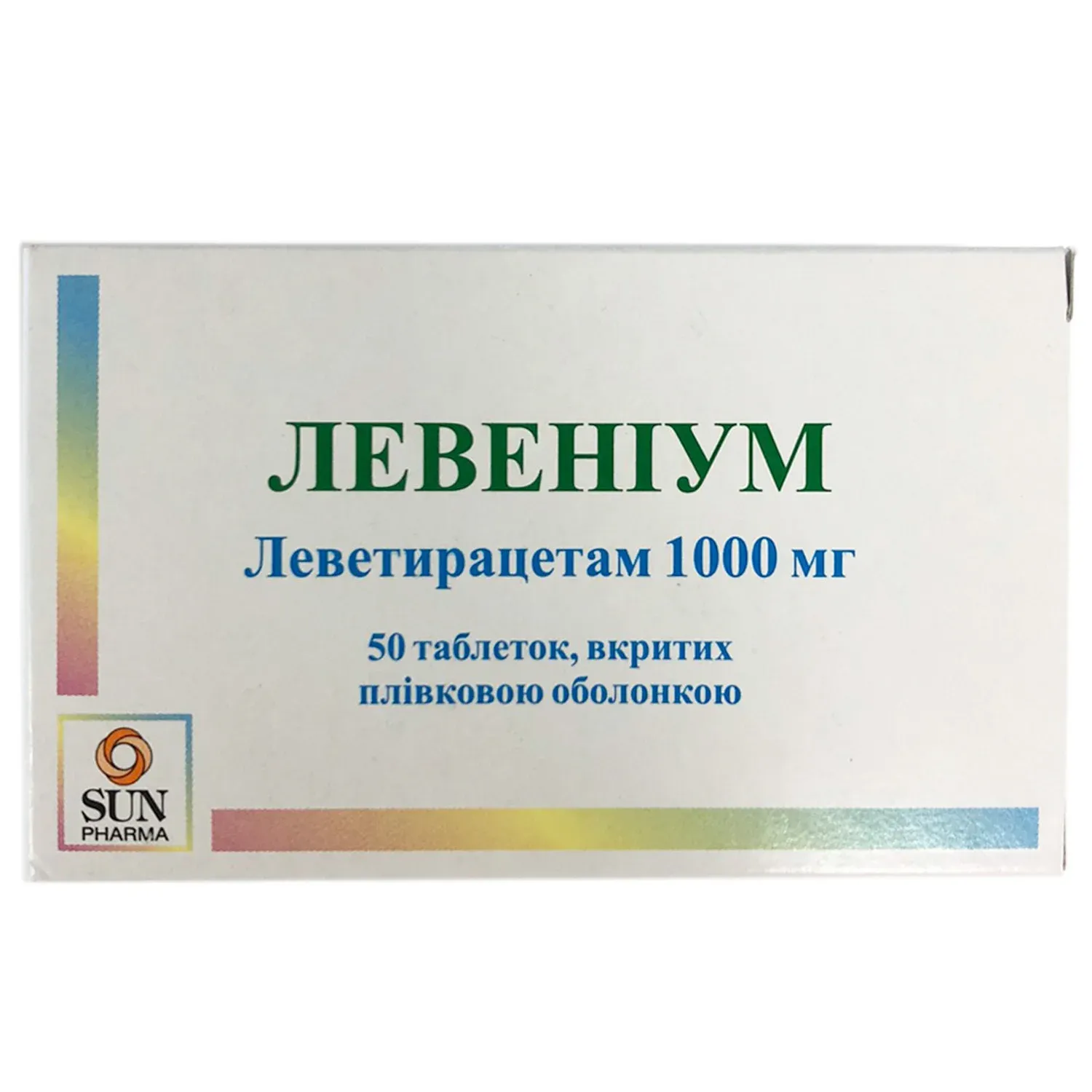 Левеніум таблетки по 1000 мг, 50 шт.
