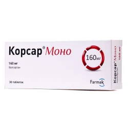 Корсар Моно таблетки по 160 мг, 30 шт.