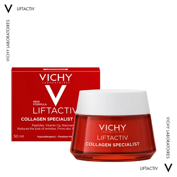 Крем-догляд для обличчя Vichy (Віши) Liftactiv Collagen Specialist для всіх типів шкіри, 50 мл