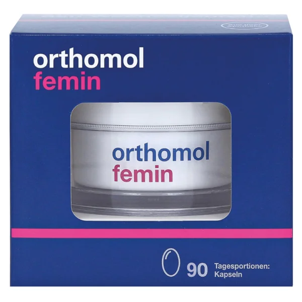 Ортомол Фемін (лікування в період менопаузи) капсули, курс на 90 днів