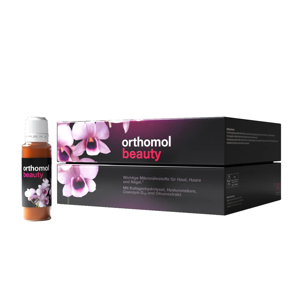 Orthomol (Ортомол) Beauty Рефіл для покращення стану шкіри, нігтів та волосся, у флаконах на 30 днів