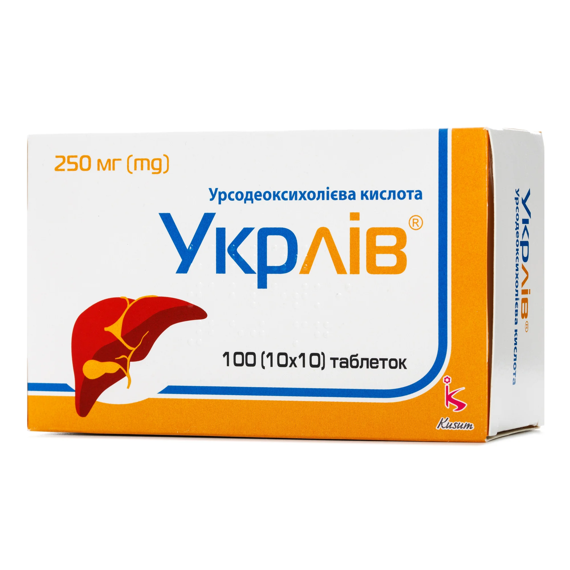 Укрлів таблетки по 250 мг, 100 шт.