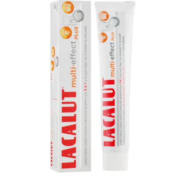 Зубна паста Лакалут Мульти-Ефект Плюс (Lacalut Multi-Effect Plus), 75 мл