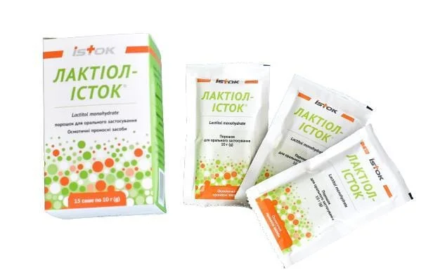 Лактіол-Істок порошок для орального розчину по 10 г, 15 шт.