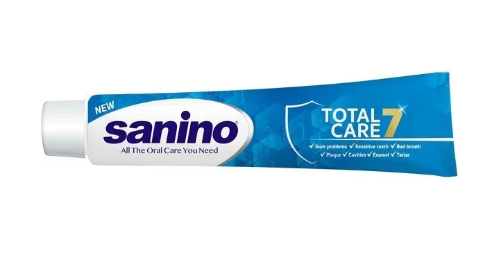 Зубна паста Sanino (Саніно) Total Care Комплексний догляд, 90 мл
