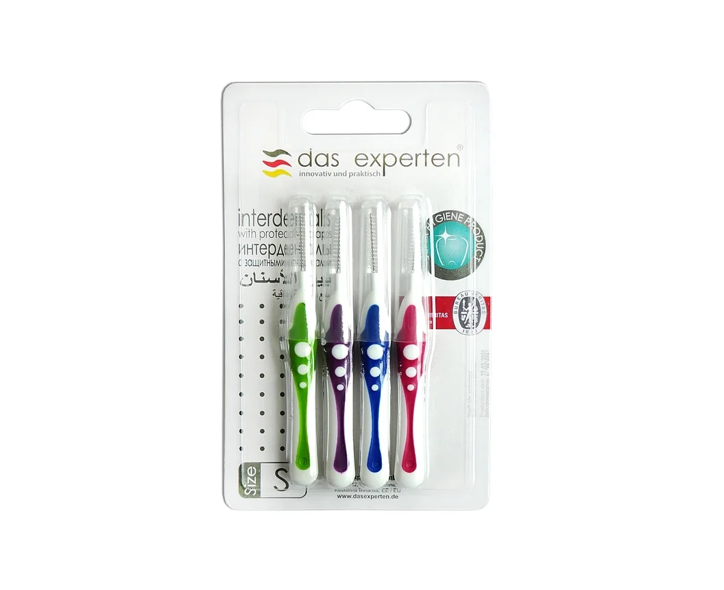 Щітки для зубів Das Experten (Дас Експертен) Interdental з ковпачком, 4 шт.