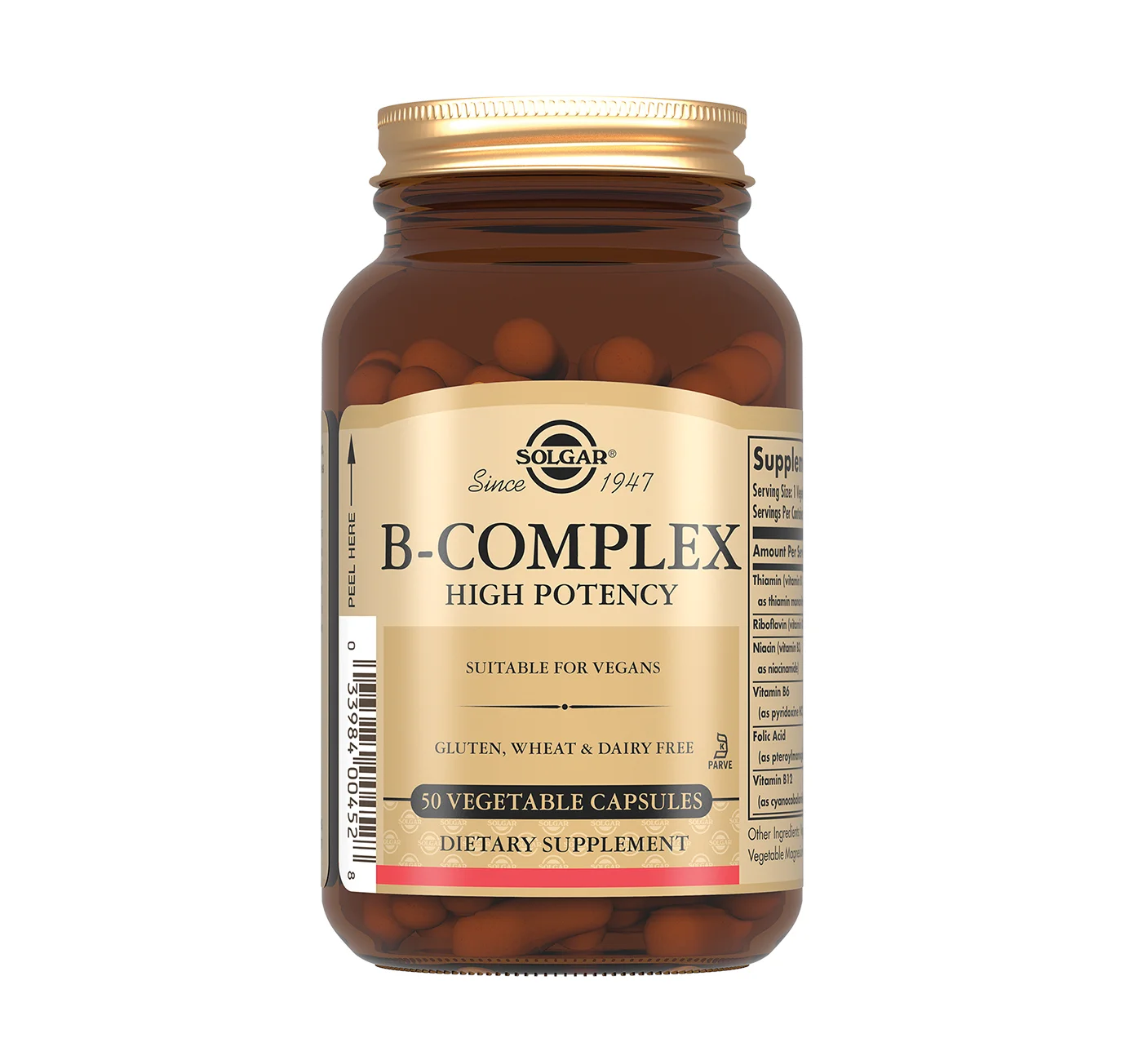 Солгар В-комплекс (Solgar B-Complex) у капсулах, 50 шт.