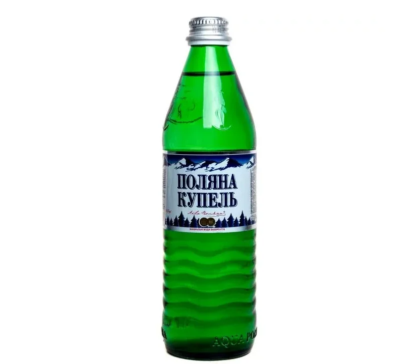Вода Поляна-Купель в склі, 0,5 л