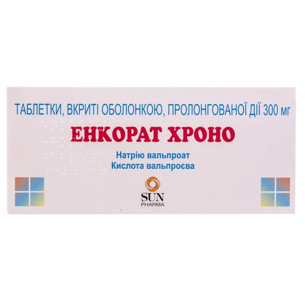 Энкорат Хроно таблетки по 300 мг, 30 шт.