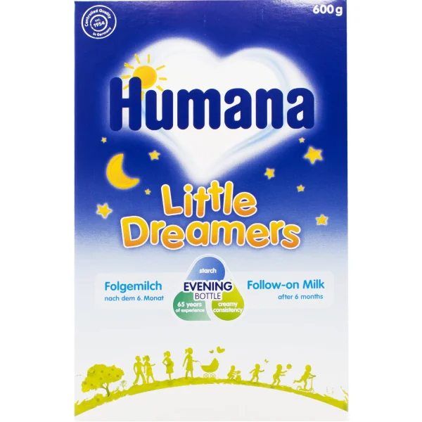 Смесь сухая молочная HUMANA (Хумана) Сладкие сны для детей с 6 месяцев с омега-3, омега-6 жирными кислотами, 600 г