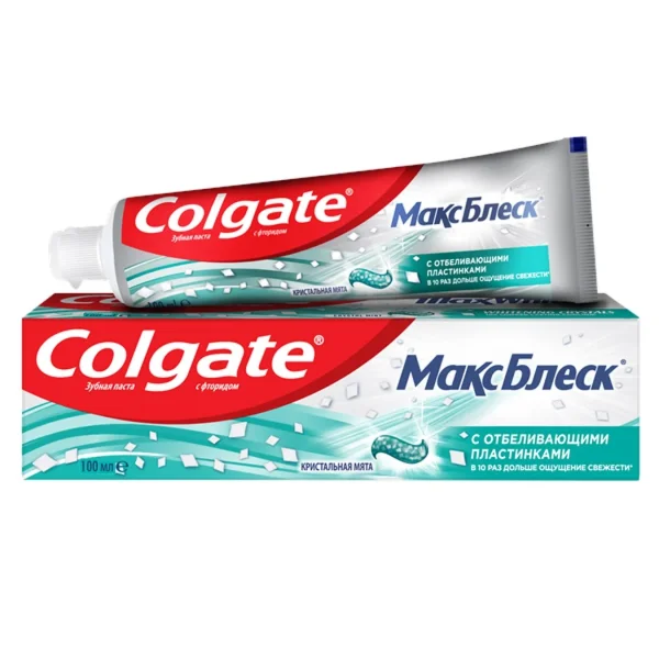 Колгейт зубная паста Макс Блеск (Colgate Max White Crystals), 100 мл