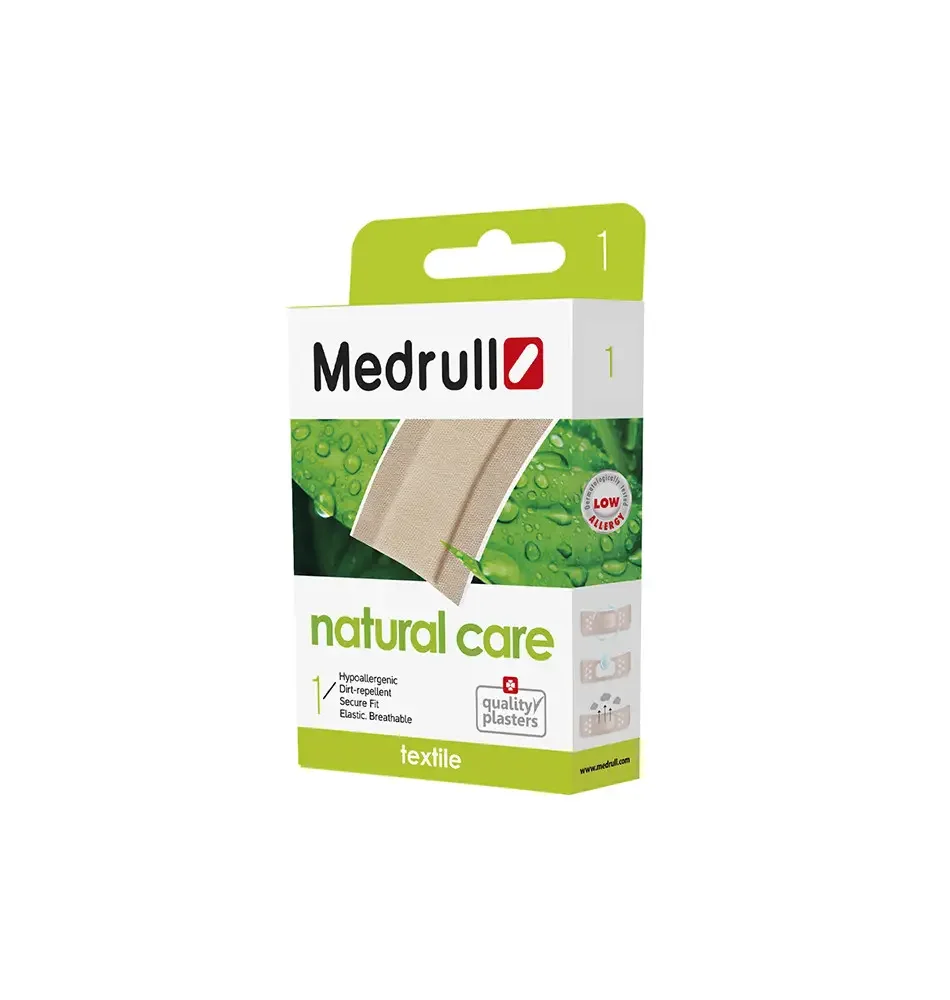 Пластир медичний Medrull (Медрул) Natural Care на тканинній основі 6 х 50 см, 1 шт.