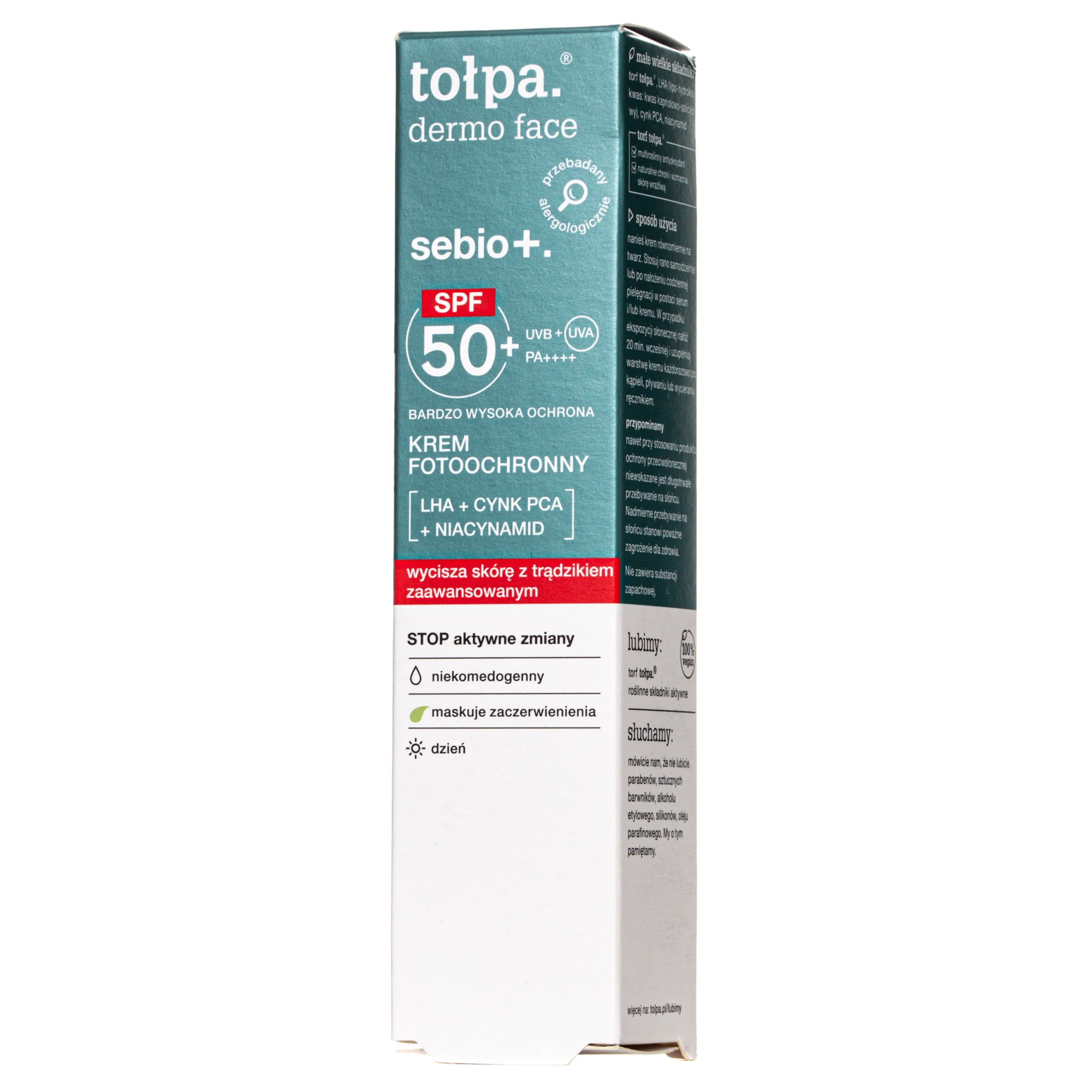 Крем для обличчя Tolpa (Толпа) Dermo Face Sebio+ сонцезахисний SPF50+, 40 мл