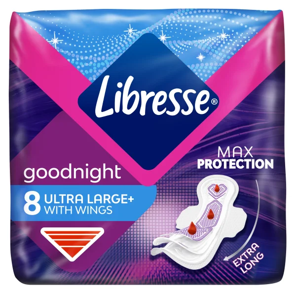 Прокладки Libresse Ultra Goodnight Soft (Лібрес Ультра Гуднайт Софт), 8 шт.