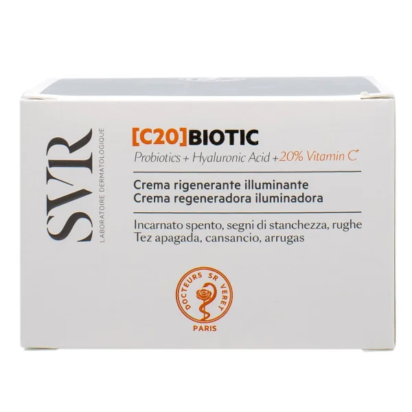 Крем для лица SVR C20 Biotic(Свр C20 Биотик) для сияния кожи восстанавливающий, 50 мл