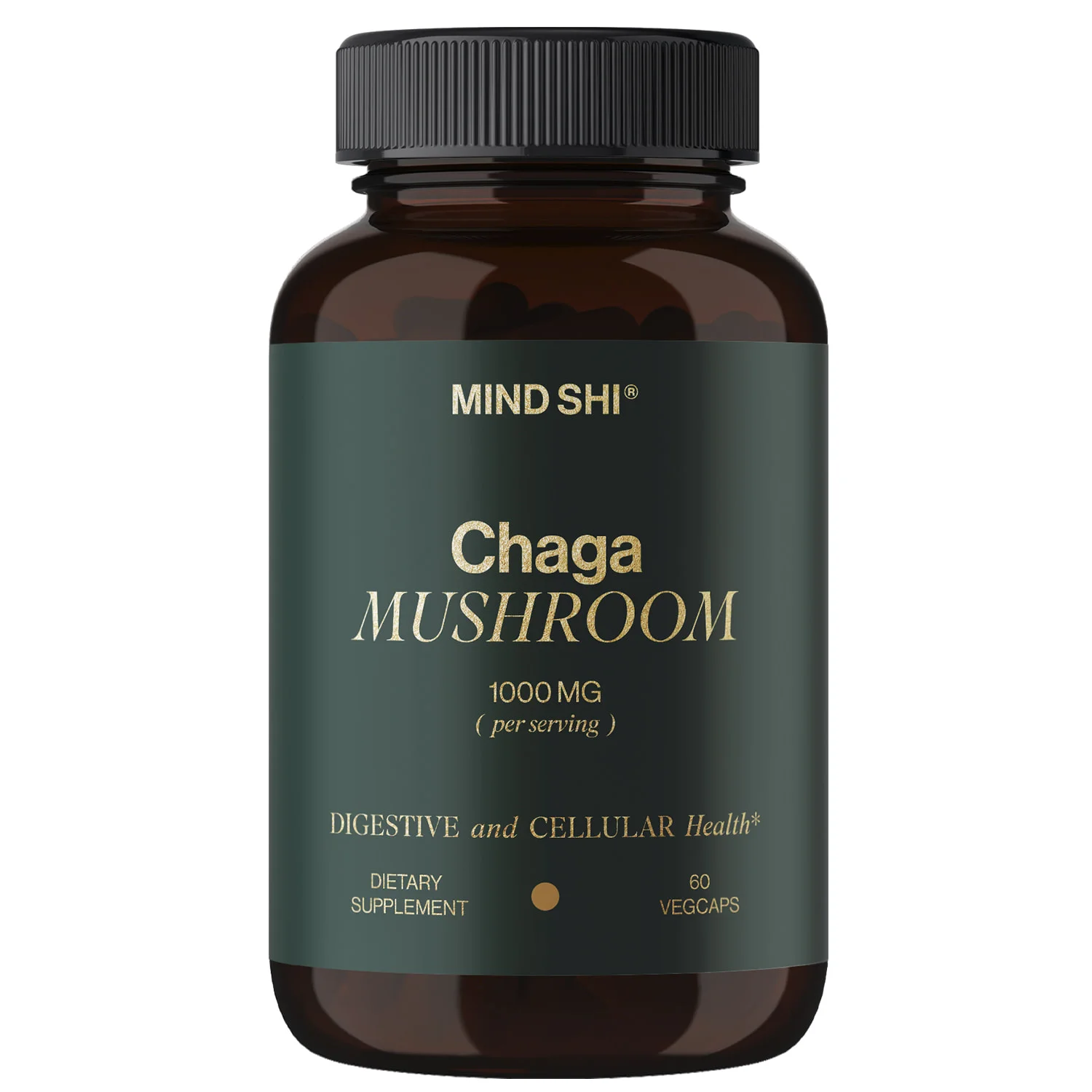 Гриб Чага Mind Shi (Майнд Ші) Chaga капсули по 1000 мг, 60 шт.