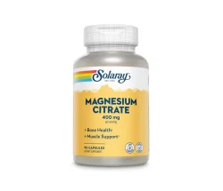 Магній Solaray (Соларей) Magnesium Citrate капсули по 400 мг, 90 шт.