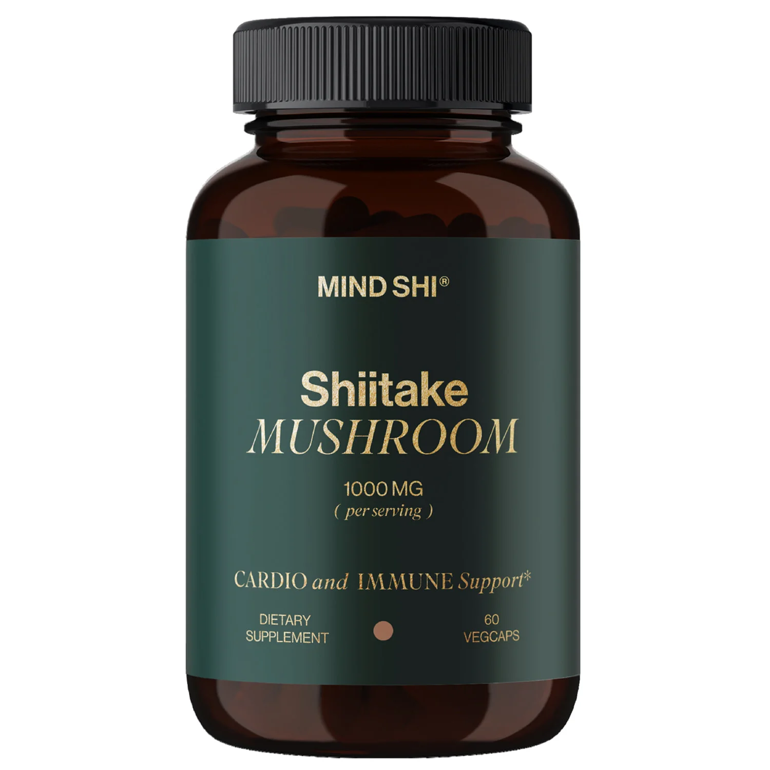 Гриб Шиїтаке Mind Shi (Майнд Ші) Shiitake капсули по 1000 мг, 60 шт.