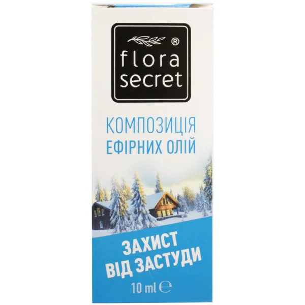 Композиция эфирных масел Flora Secret (Флора Сикрет) защита от простуды, 10 мл