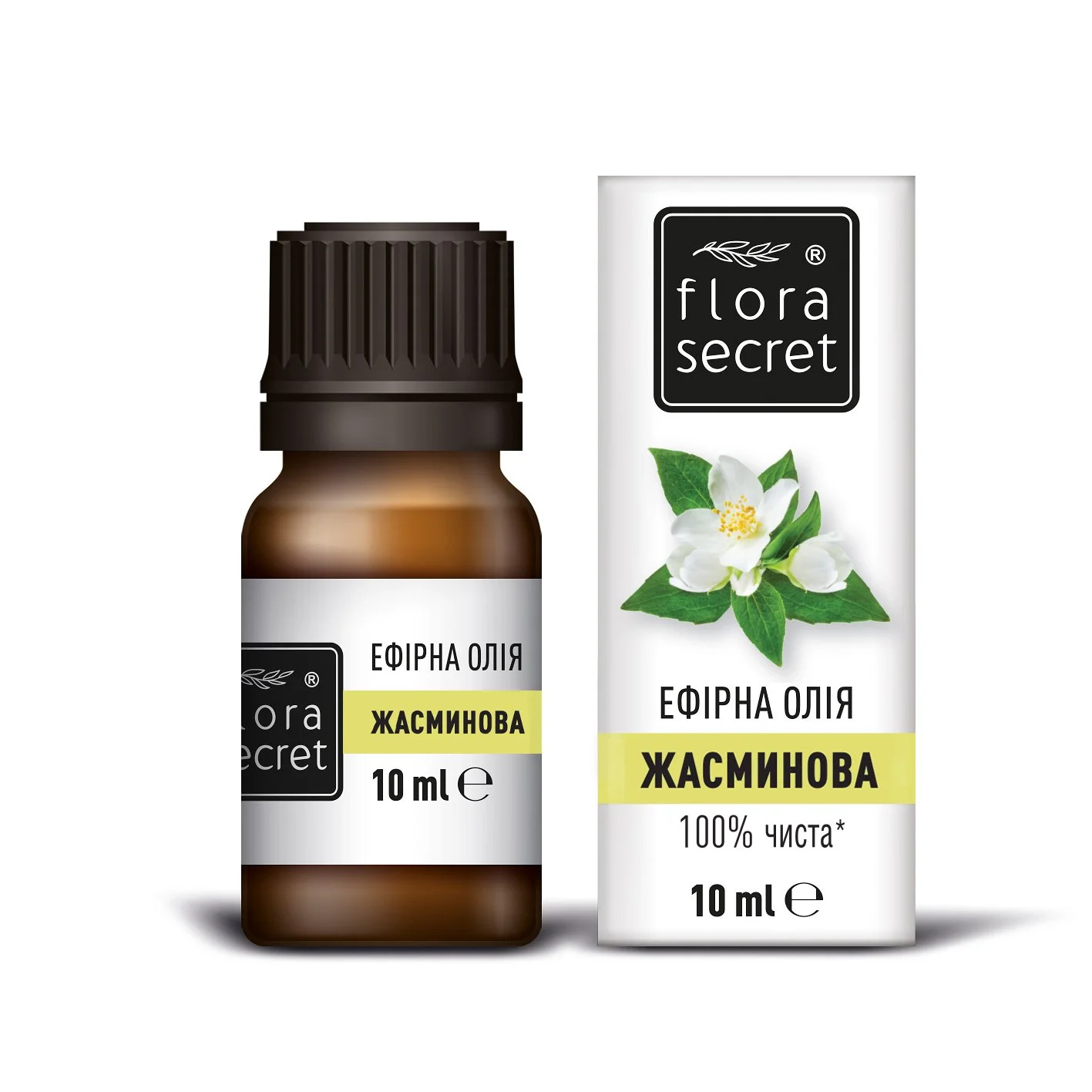 Ефірна олія Flora Secret (Флора Сікрет) жасминова, 10 мл
