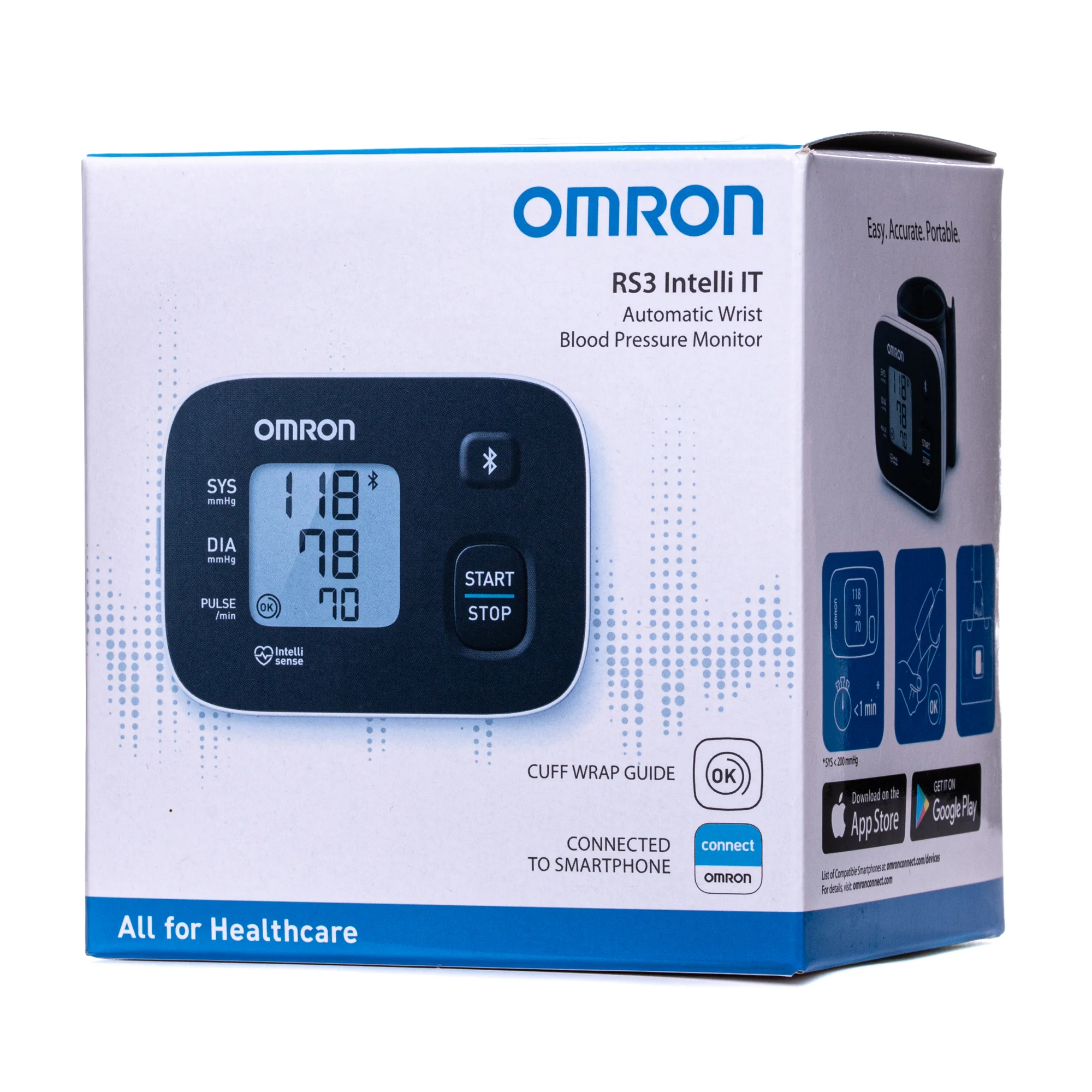 Тонометр Omron (Омрон) на запясток RS3 Intelli IT, 1 шт.