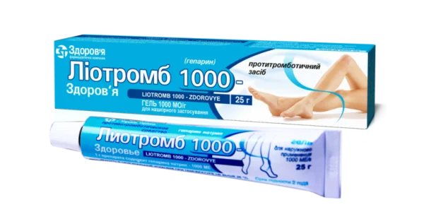 Лиотромб 1000 гель, 25 г - Здоровье