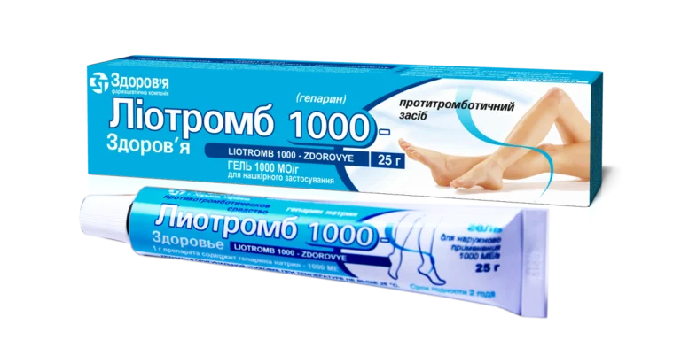 Ліотромб 1000 гель, 25 г