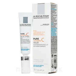 Антивіковий догляд La Roche-Posay Redermic C (Ля Рош-Посе Редермік С) для чутливої шкіри контуру очей (13735), 15 мл