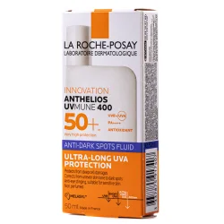 Флюїд сонцезахисний проти гіперпігментації шкіри La Roche-Posay (Ля Рош) Anthelios UVmune 400 SPF50+, 50 мл
