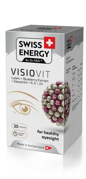 Визиовит Свисс Энерджи витамины для улучшения зрения, 30 шт.