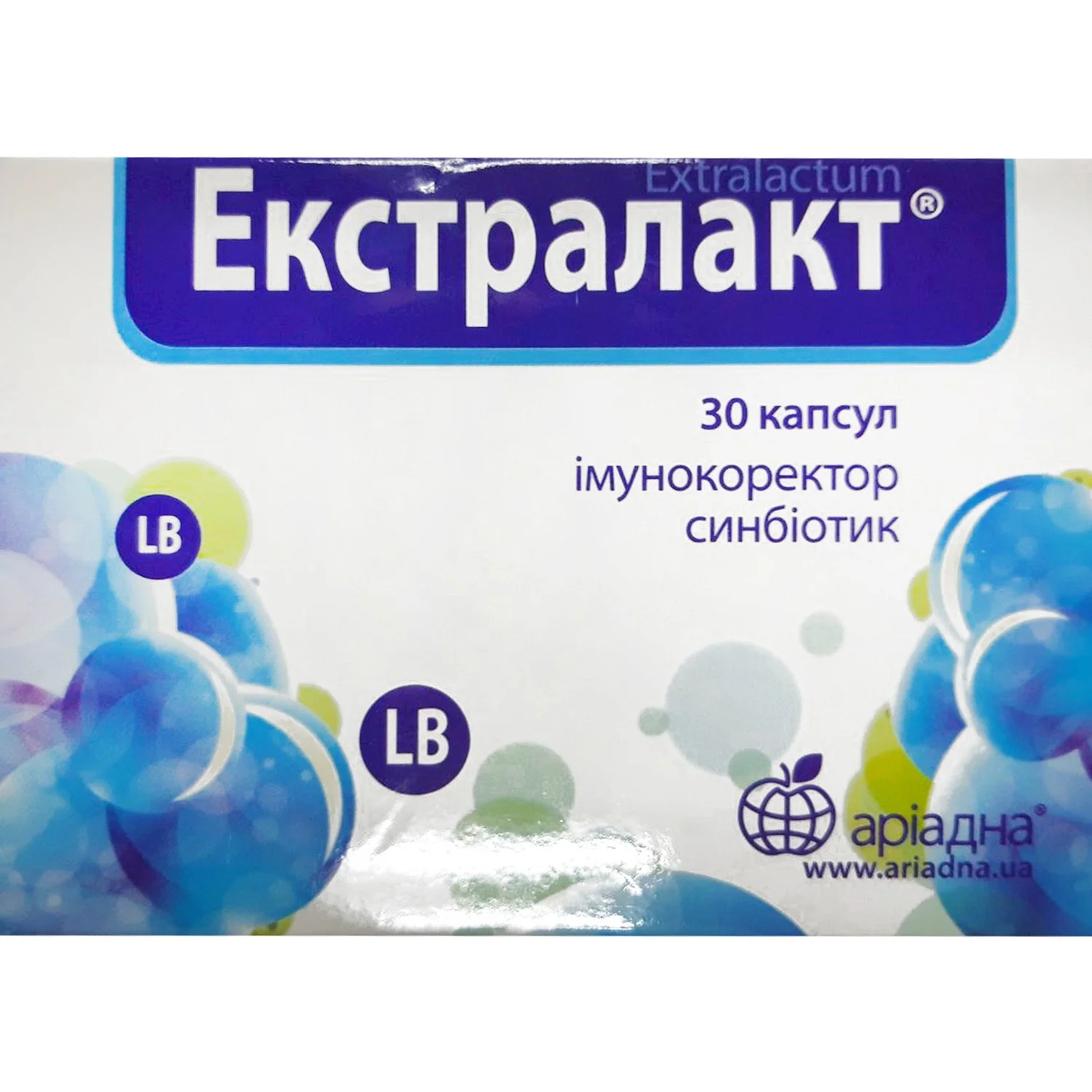 Екстралакт для профілактики та лікування органів травлення в капсулах, 30 шт.