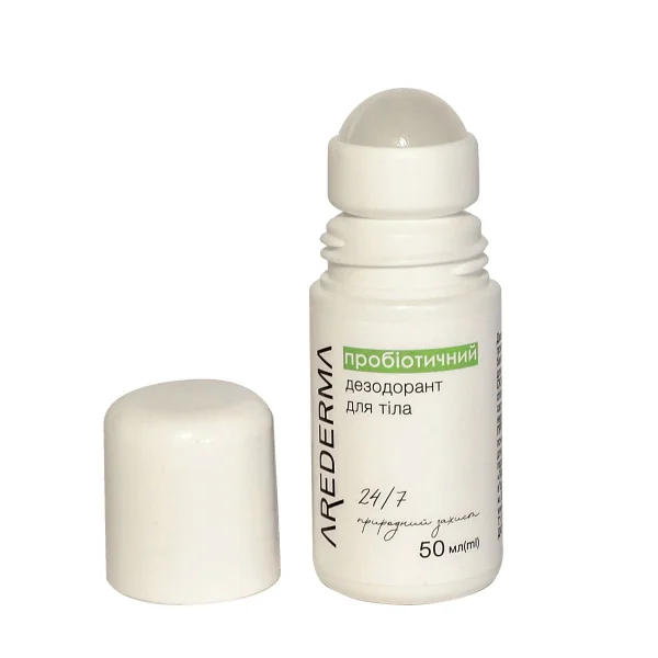 Дезодорант для тела Arederma (Аредерма) с пробиотиком, 50 мл