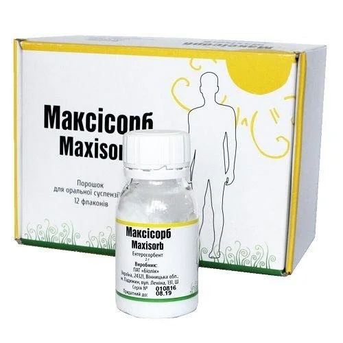 Максісорб порошок для суспензії 2 г у флаконі, 12 шт.