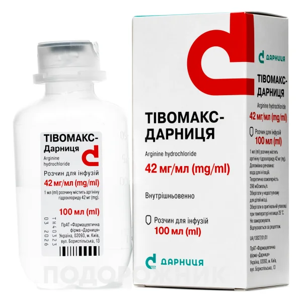 Тивомакс-Дарница раствор для инфузий 42 мг/мл, 100 мл