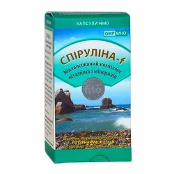 Спіруліна-Ф капсули, 40 шт.