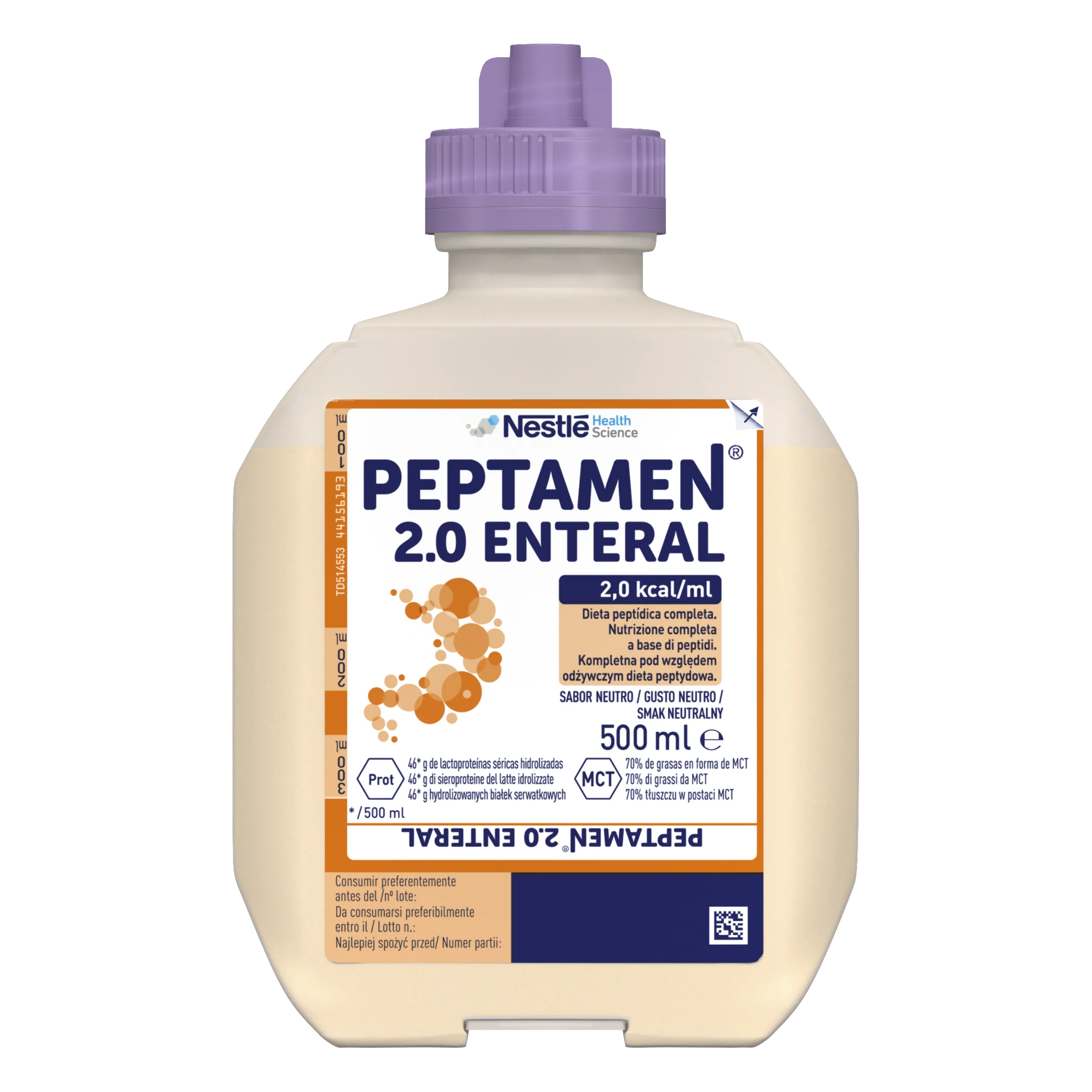 Ентеральне харчування Nestle Peptamen (Пептамен) 2.0 Нейтральний Дуал, 500 мл