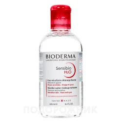 Міцелярний лосьйон Bioderma (Біодерма) Sensibio Н2О, 250 мл