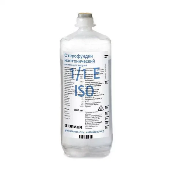 Стерофундин (ISO) ІСО розчин для інфузій флакон 1000мл №1