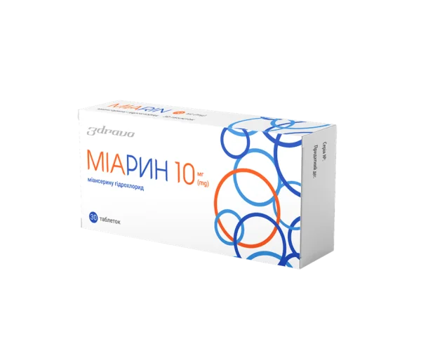 Міарин табл. п/о. 10мг №30